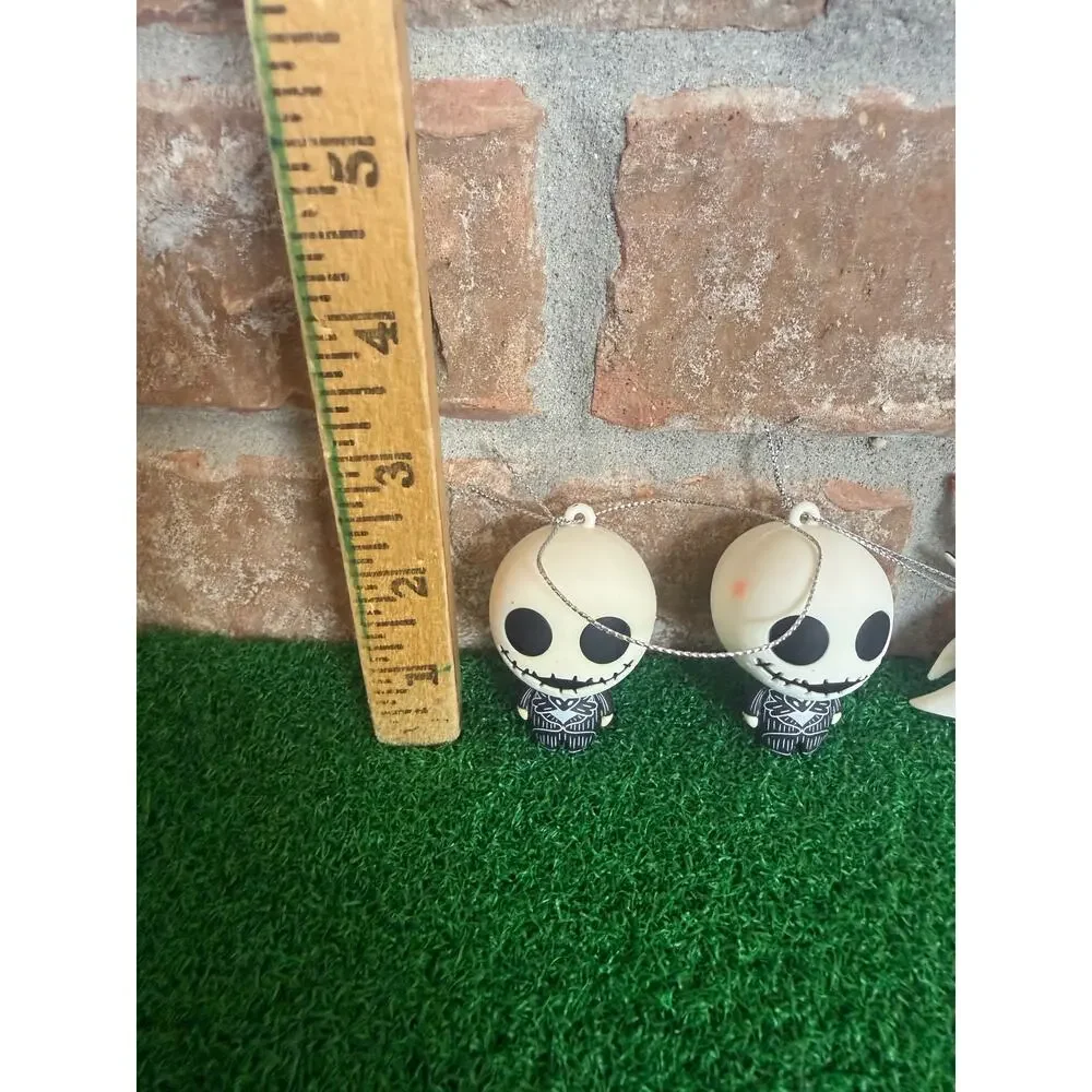 Hallmark Nightmare Before Christmas Ornament Lot Jack Skellington Zero Set